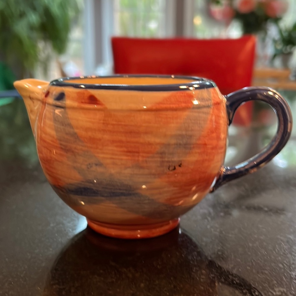 Vernonware "Calico Plaid" Creamer  - Excellent Vintage Condition